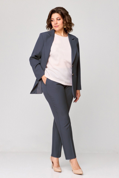Брюки, жакет Мишель стиль 1208 графит - фото 3