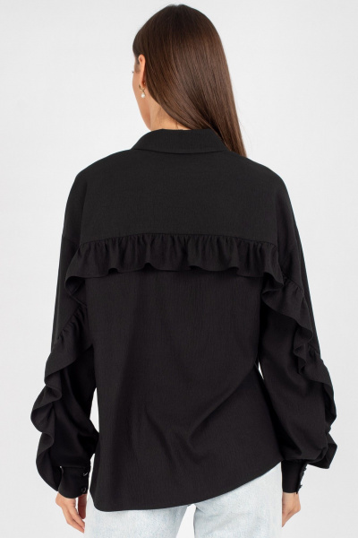 Блуза VIZAVI 736 черный - фото 9
