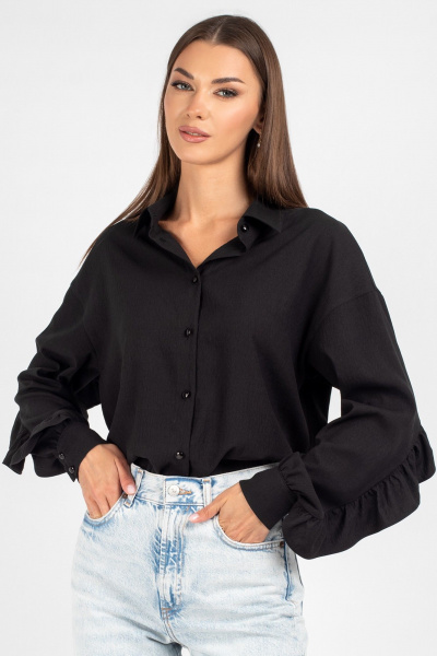 Блуза VIZAVI 736 черный - фото 8