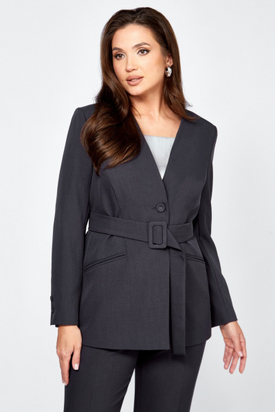 Брюки, жакет Мишель стиль 1311 графит - фото 7