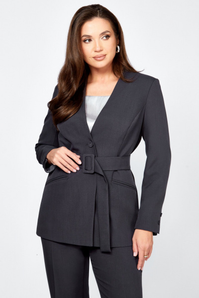 Брюки, жакет Мишель стиль 1311 графит - фото 6