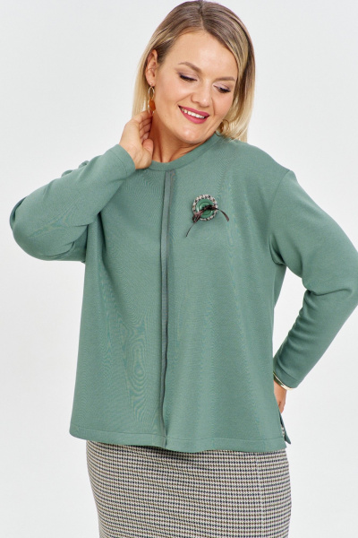 Джемпер OVERYOU М210/1 мох - фото 5