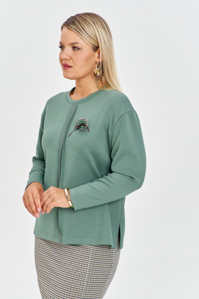 Джемпер OVERYOU М210/1 мох - фото 3