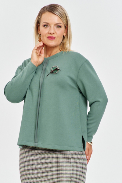 Джемпер OVERYOU М210/1 мох - фото 1