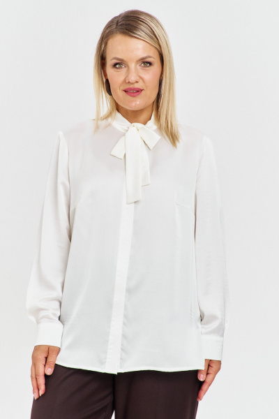 Блуза OVERYOU М220 молочный - фото 4