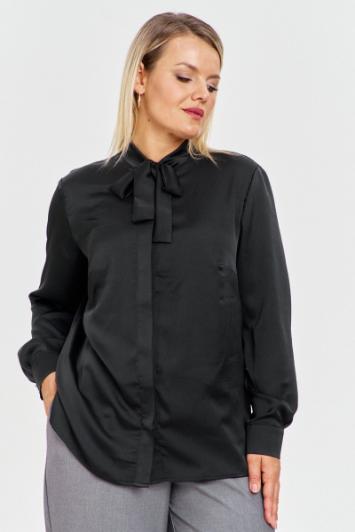 Блуза OVERYOU М220/1 черный - фото 6