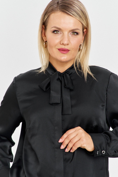 Блуза OVERYOU М220/1 черный - фото 3