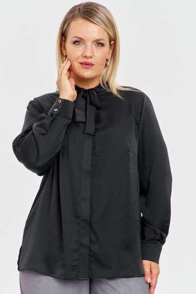 Блуза OVERYOU М220/1 черный - фото 2