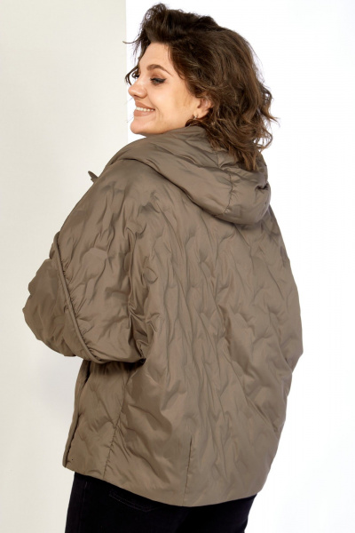 Куртка Shetti 2195 пепельно-коричневый - фото 9