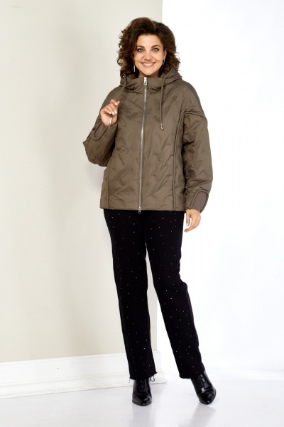 Куртка Shetti 2195 пепельно-коричневый - фото 3