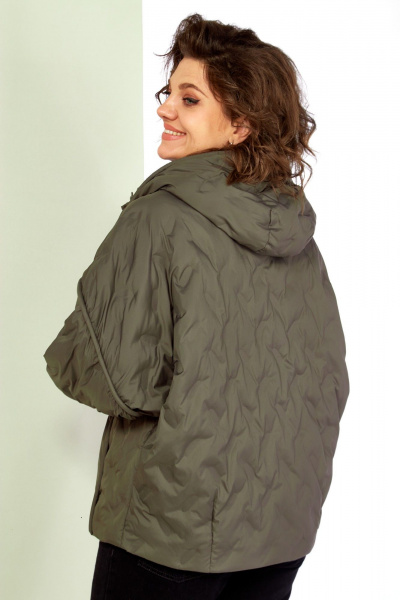 Куртка Shetti 2195 светло-серо-зеленый - фото 7