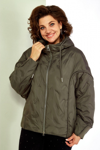 Куртка Shetti 2195 светло-серо-зеленый - фото 5