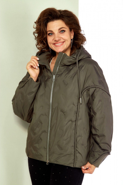 Куртка Shetti 2195 светло-серо-зеленый - фото 4