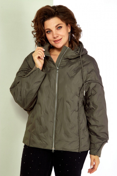 Куртка Shetti 2195 светло-серо-зеленый - фото 3
