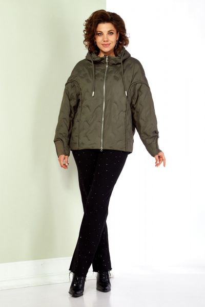 Куртка Shetti 2195 светло-серо-зеленый - фото 2