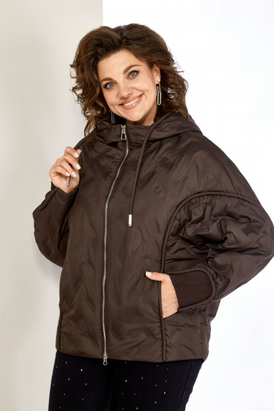 Куртка Shetti 2195 шоколад - фото 4