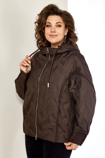 Куртка Shetti 2195 шоколад - фото 3