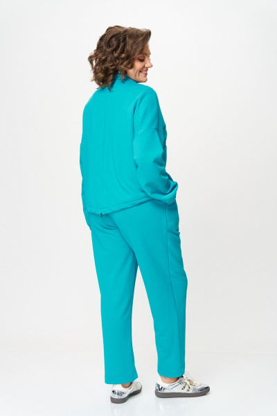 Брюки, толстовка Michel chic 1434 бирюза - фото 6