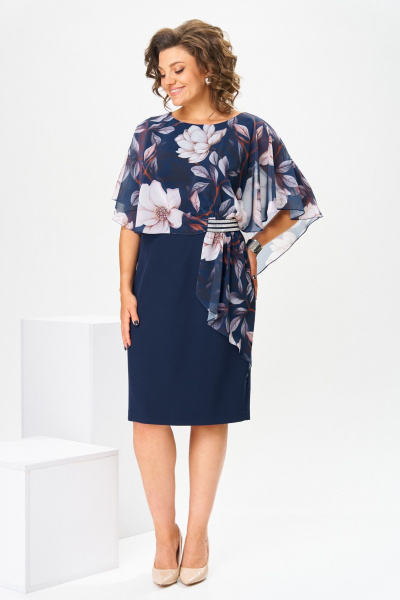 Платье Romanovich Style 1-2371 молочные_цветы - фото 3