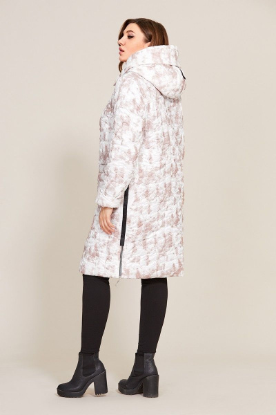 Пальто Магия Стиля М-2256 белый - фото 2
