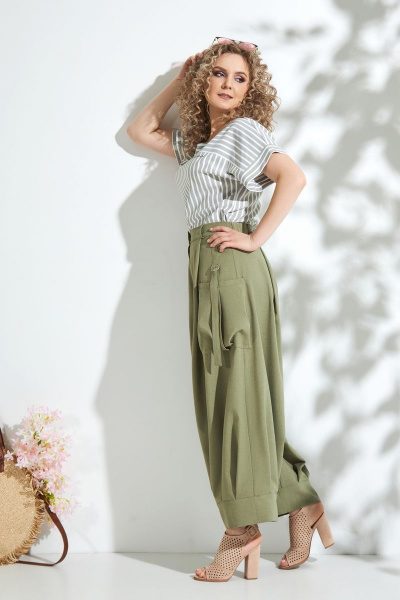 Блуза, брюки Euromoda 343 - фото 2