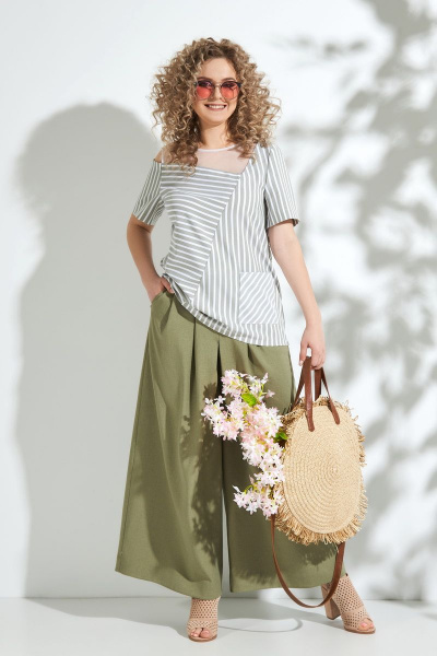 Блуза, брюки Euromoda 337 - фото 4