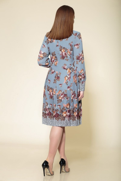 Платье DaLi 3376 серо-голубой - фото 3