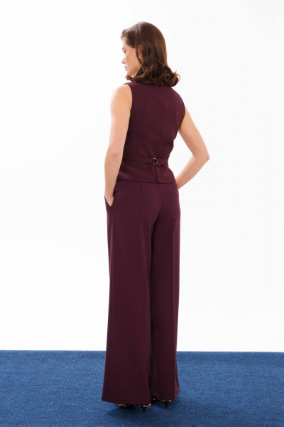 Брюки Панда 13160 бордовый - фото 9