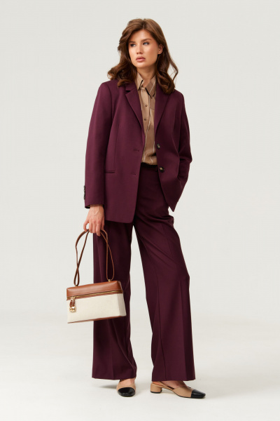 Жакет Панда 14630 бордовый - фото 1