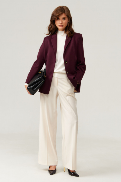 Жакет Панда 14630 бордовый - фото 5