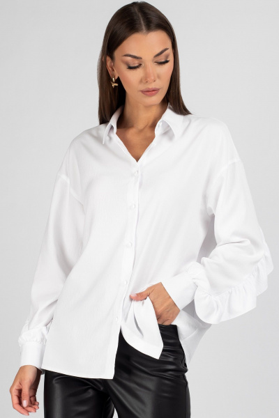 Блуза VIZAVI 736 белый - фото 1
