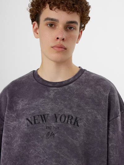 Свитшот Mark Formelle 121801/1/25-ОБР4892П-7П серая_варка_печать_009.2_Эйсид_2_сл_на_пол - фото 2