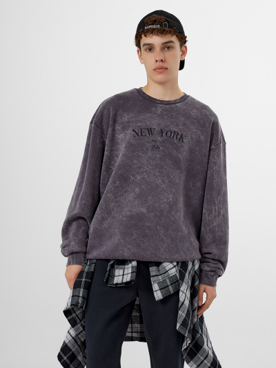 Свитшот Mark Formelle 121801/1/25-ОБР4892П-7П серая_варка_печать_009.2_Эйсид_2_сл_на_пол - фото 3