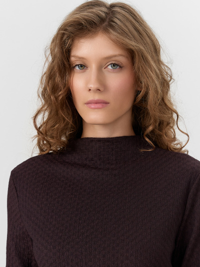 Блуза Mark Formelle 122881/24-33655Ц-9 шоколадная_слива - фото 3