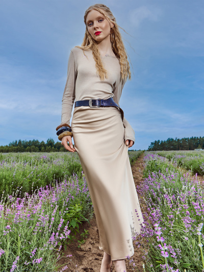 Юбка Mark Formelle 152808/24-32027Ц-9 песочный - фото 5