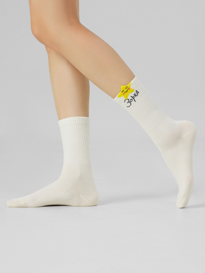 Носки Mark Formelle 217K-3328/25217K молочный_рис.3328 - фото 3