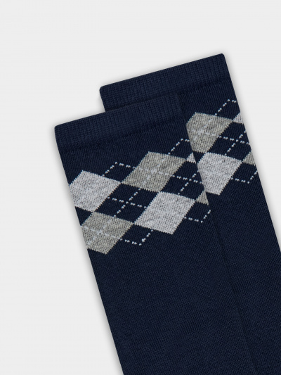 Носки Mark Formelle 430K-1493/B3-20430K-3 т.синий_рис.1493 - фото 3