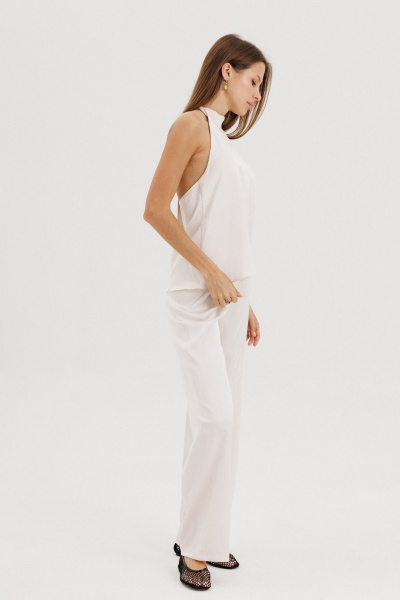 Брюки, топ THE NAME 2312-1 сливочный - фото 3