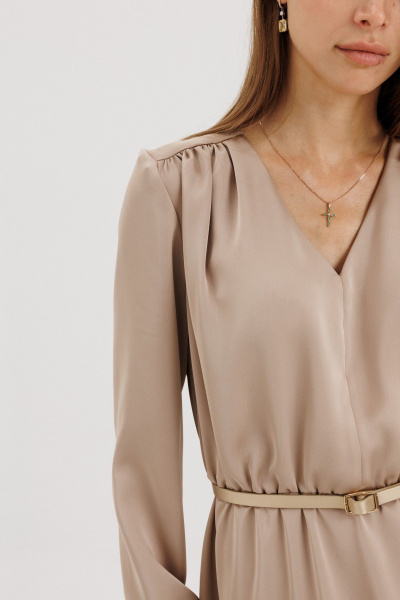 Платье THE NAME 2355 беж - фото 7