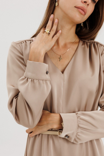 Платье THE NAME 2355 беж - фото 6