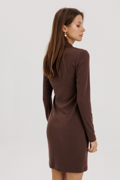 Платье THE NAME 2421 коричневый - фото 6
