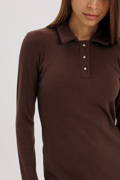 Платье THE NAME 2421 коричневый - фото 5