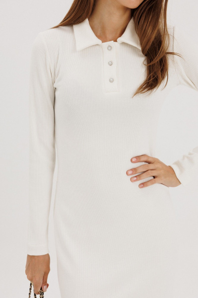 Платье THE NAME 2421 молочный - фото 4