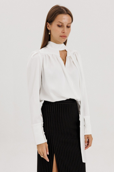 Блуза THE NAME 2422 молочный - фото 8