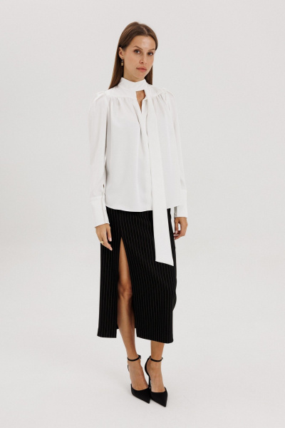 Блуза THE NAME 2422 молочный - фото 2