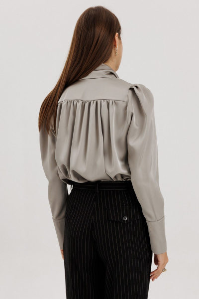 Блуза THE NAME 2422 оливка - фото 9