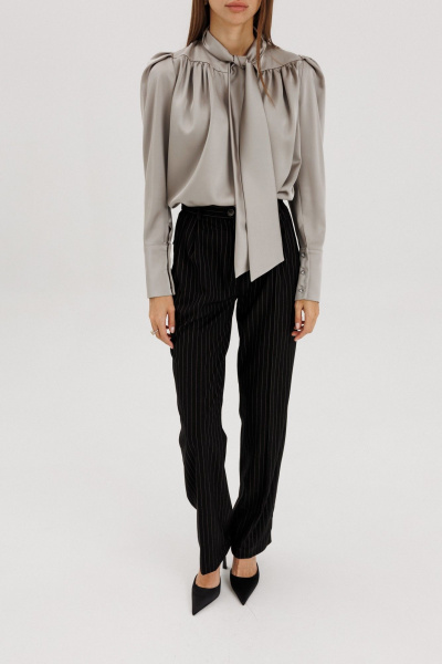 Блуза THE NAME 2422 оливка - фото 7