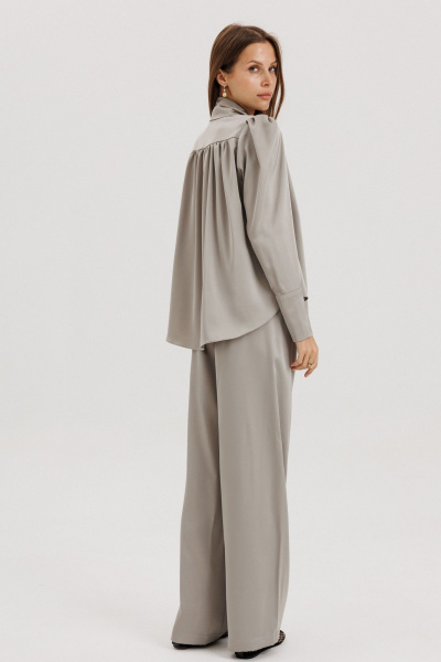 Блуза THE NAME 2422 оливка - фото 5