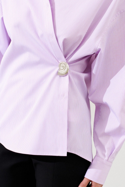 Блуза C. of PAPAYA NEW 1787 розовая_полоска - фото 9