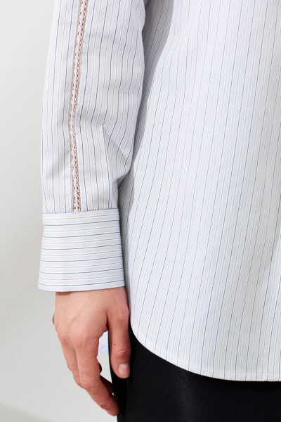 Блуза C. of PAPAYA NEW 1769 серая_полоска - фото 5